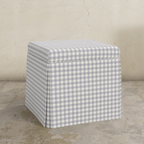 Dyer Skirted Storage Ottoman