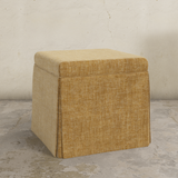 Dyer Skirted Storage Ottoman