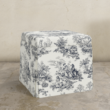 Dyer Skirted Storage Ottoman