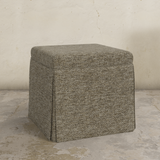Dyer Skirted Storage Ottoman