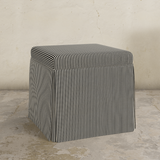 Dyer Skirted Storage Ottoman