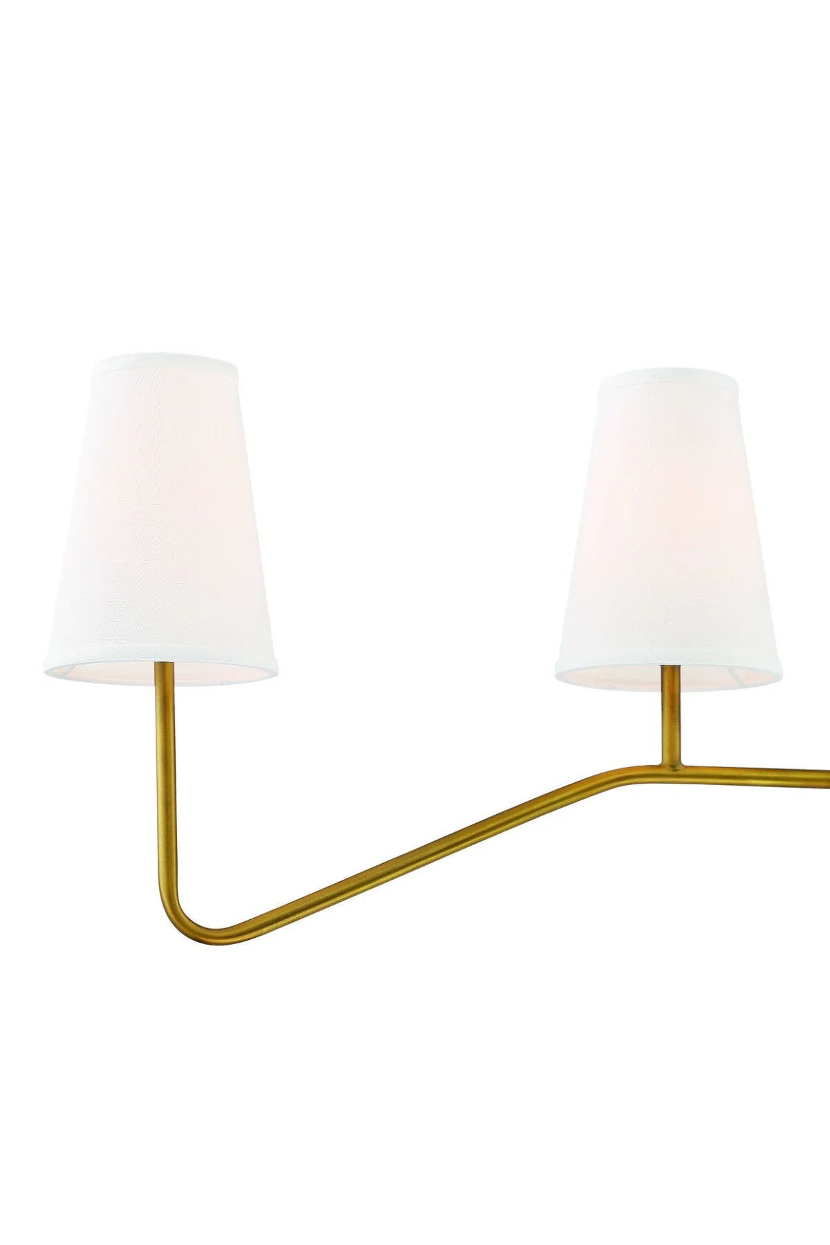 Olana Chandelier - Natural Brass