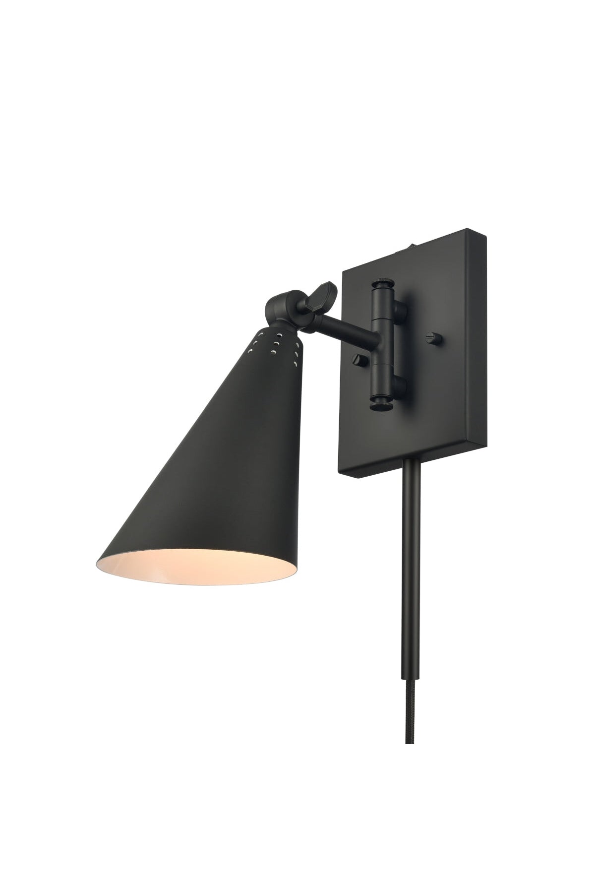 Balvin Plug In Wall Sconce - 2 Finishes