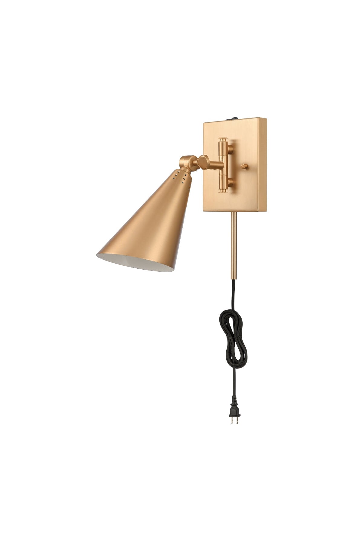 Balvin Plug In Wall Sconce - 2 Finishes