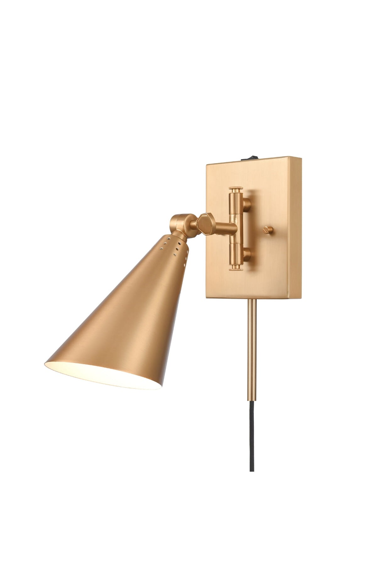 Balvin Plug In Wall Sconce - 2 Finishes