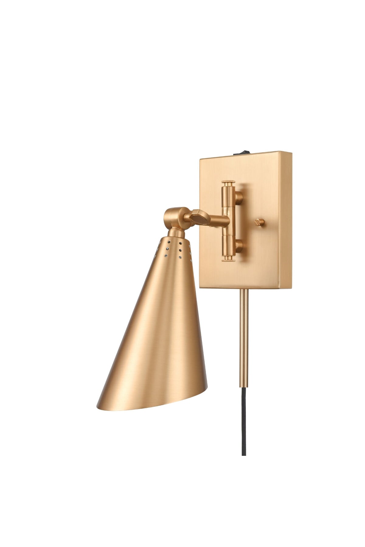 Balvin Plug In Wall Sconce - 2 Finishes