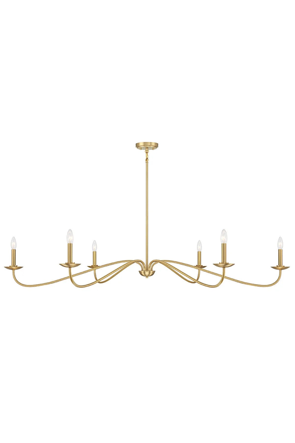 Belinda Chandelier - Brass