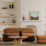 Evelyn Accent Table - Ashen Gray Matrix Marble