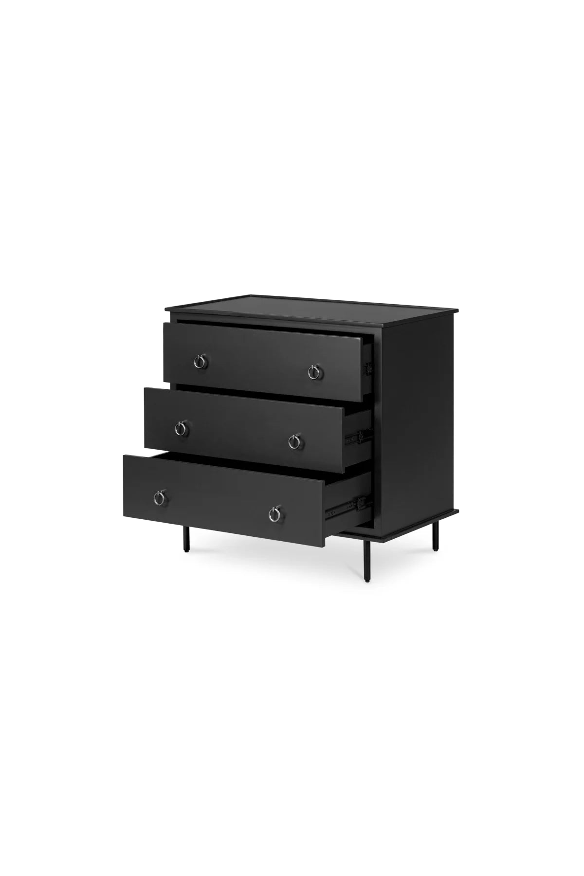 Vonzo Nightstand- Black