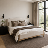 Lumina Machine Woven Rug - Dark Brown