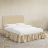 Mina Ruffle Platform Bed - Twin