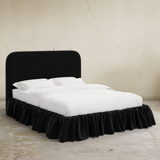 Mina Ruffle Platform Bed - Twin