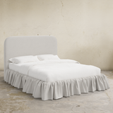 Mina Ruffle Platform Bed - Twin