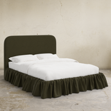 Mina Ruffle Platform Bed - Twin