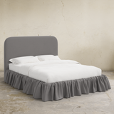 Mina Ruffle Platform Bed - Twin