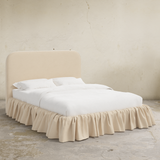 Mina Ruffle Platform Bed - Twin