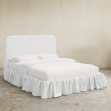 Mina Ruffle Platform Bed - Twin