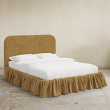 Mina Ruffle Platform Bed - Twin