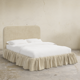 Mina Ruffle Platform Bed - Twin
