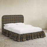 Mina Ruffle Platform Bed - Twin
