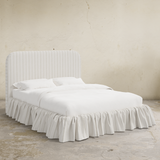 Mina Ruffle Platform Bed - Twin