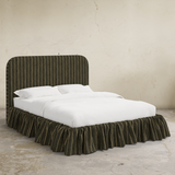 Mina Ruffle Platform Bed - Twin