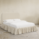 Mina Ruffle Platform Bed - Twin
