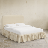 Mina Ruffle Platform Bed - Twin