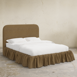 Mina Ruffle Platform Bed - Twin