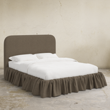 Mina Ruffle Platform Bed - Twin