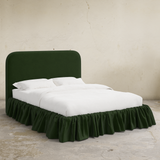 Mina Ruffle Platform Bed - Twin