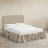 Mina Ruffle Platform Bed - Twin