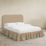 Mina Ruffle Platform Bed - Twin