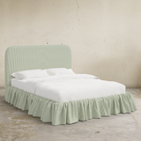 Mina Ruffle Platform Bed - Twin