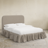 Mina Ruffle Platform Bed - Twin