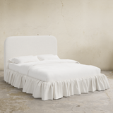 Mina Ruffle Platform Bed - Twin