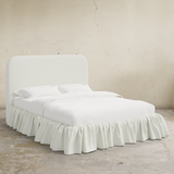 Mina Ruffle Platform Bed - Twin
