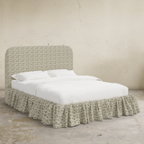 Mina Ruffle Platform Bed - Twin