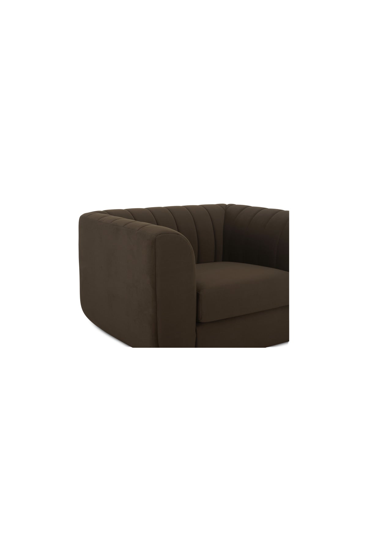 Gregg Lounge Chair - Dark Brown