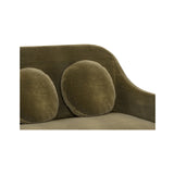 Rialto Sofa - Dark Green Faux Mohair