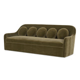 Rialto Sofa - Dark Green Faux Mohair
