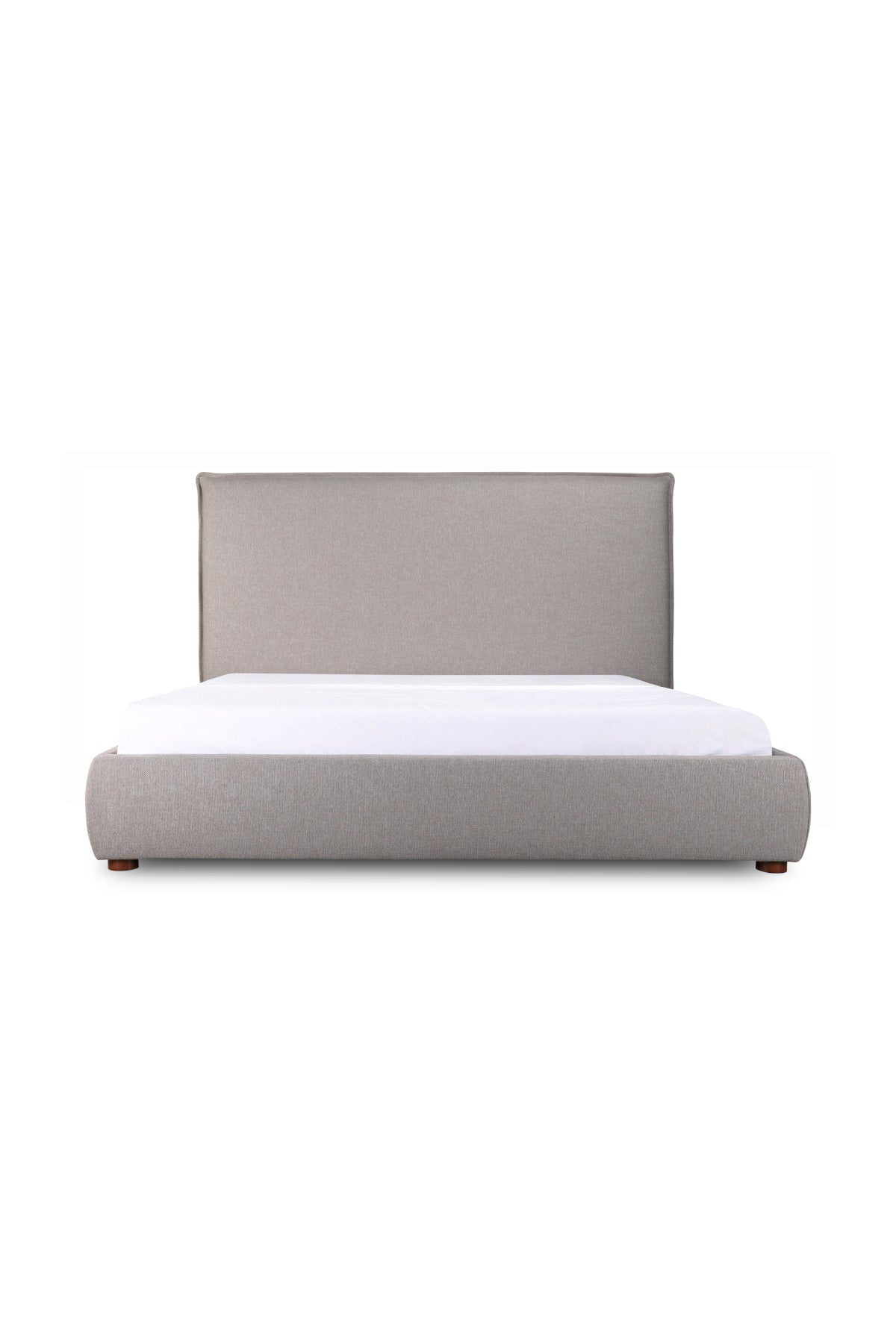 Library Upholstered Bed - Greystone