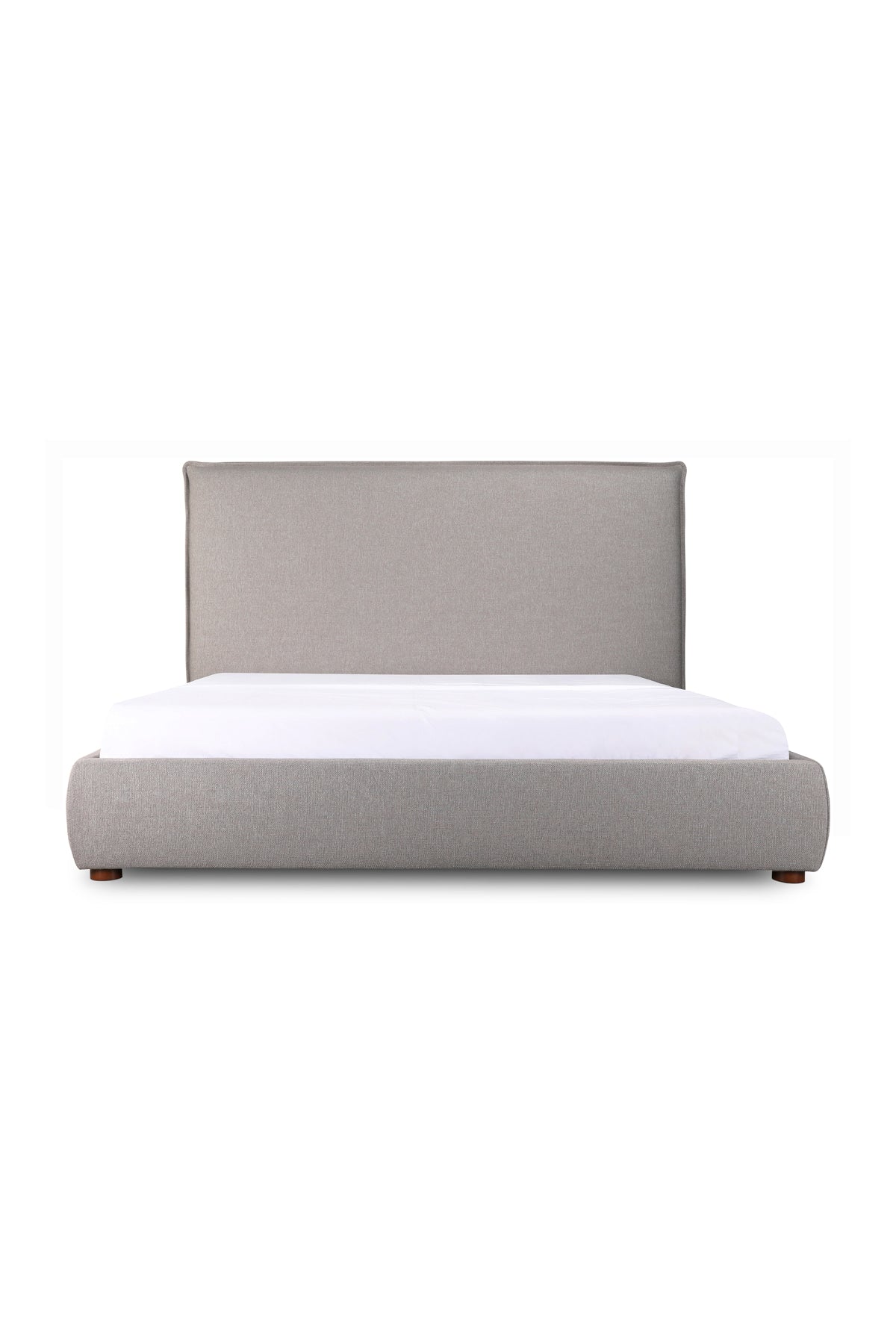 Library Upholstered Bed - Greystone