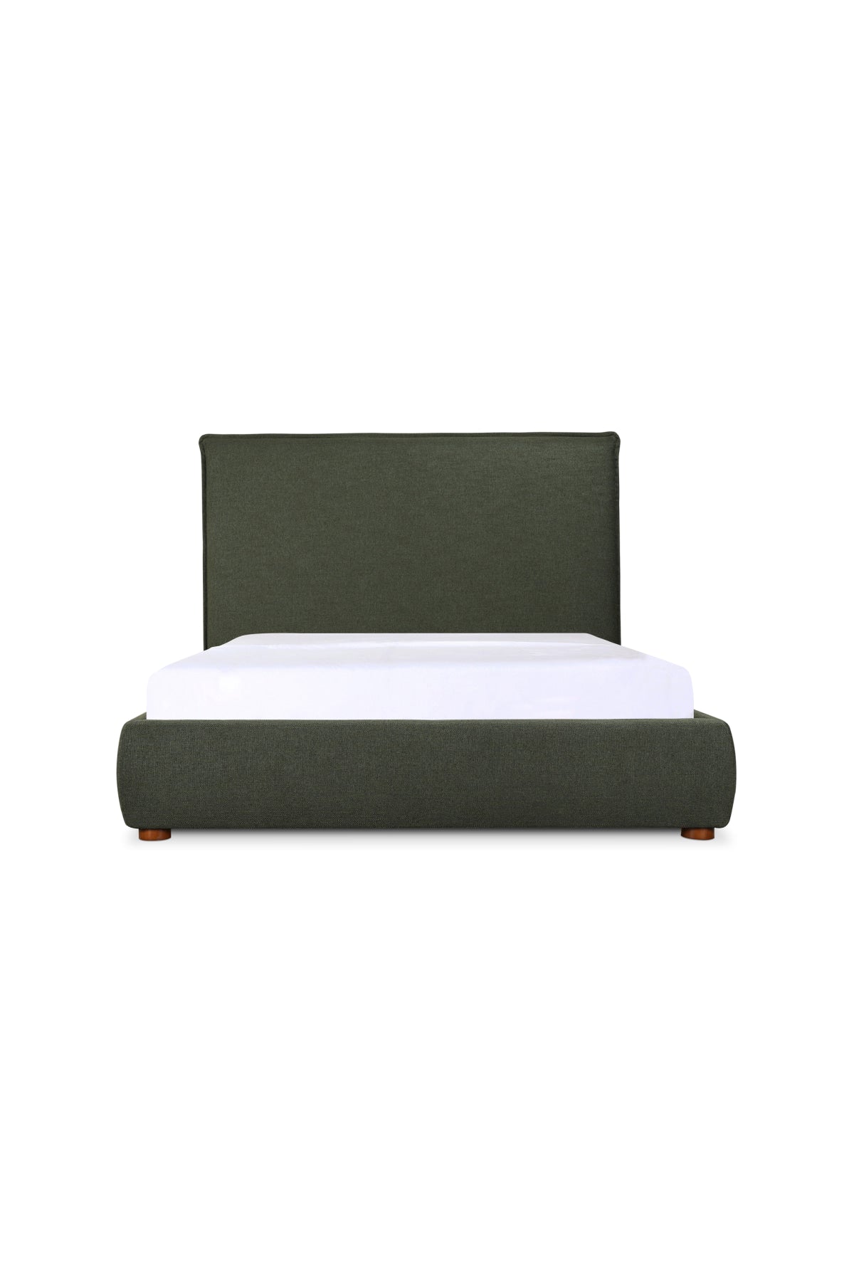 Library Upholstered Bed - Deep Forest