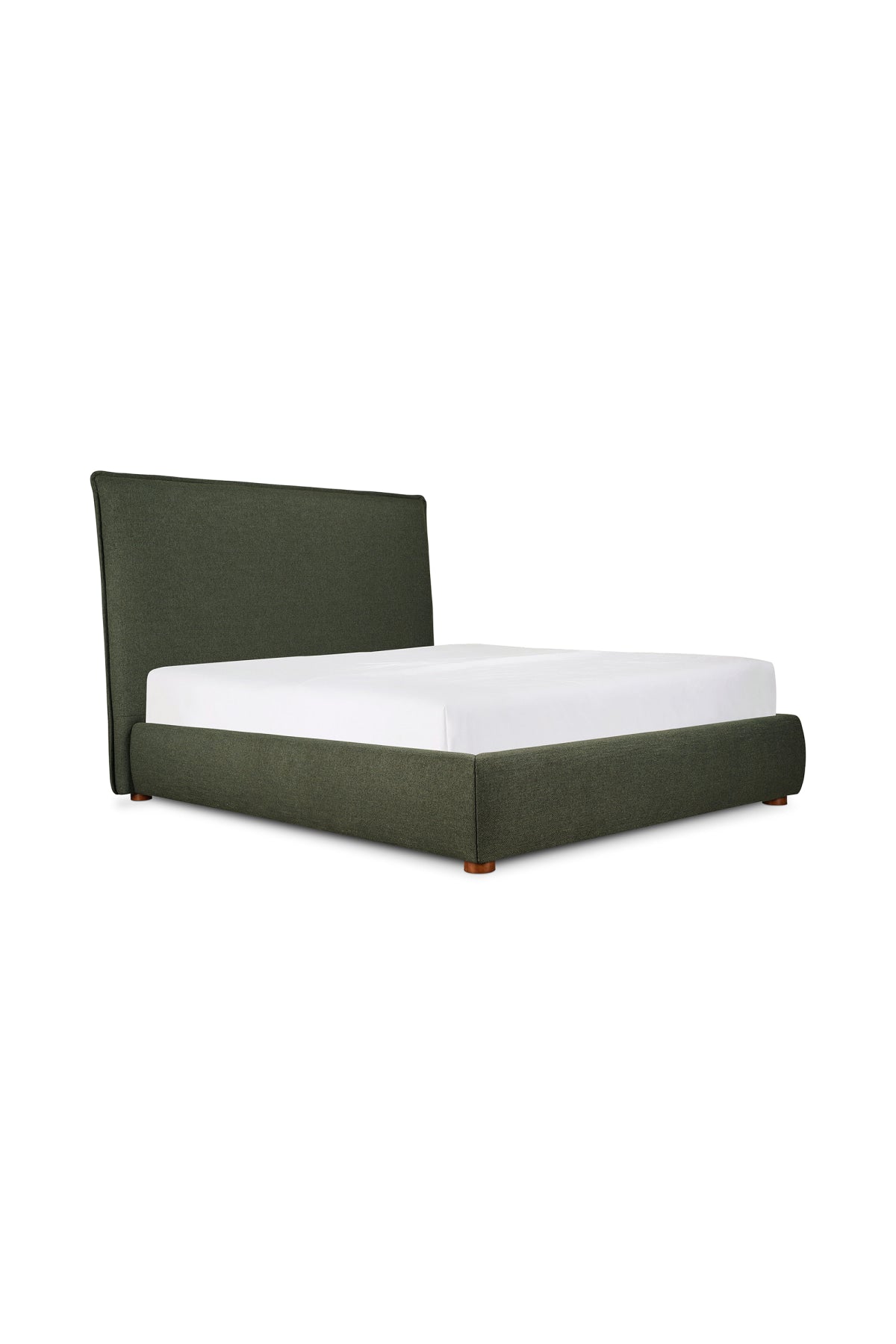 Library Upholstered Bed - Deep Forest