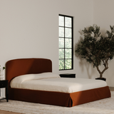Joan Storage Bed - Rust