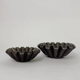 Ruffled Bowls - Black - Set of 2