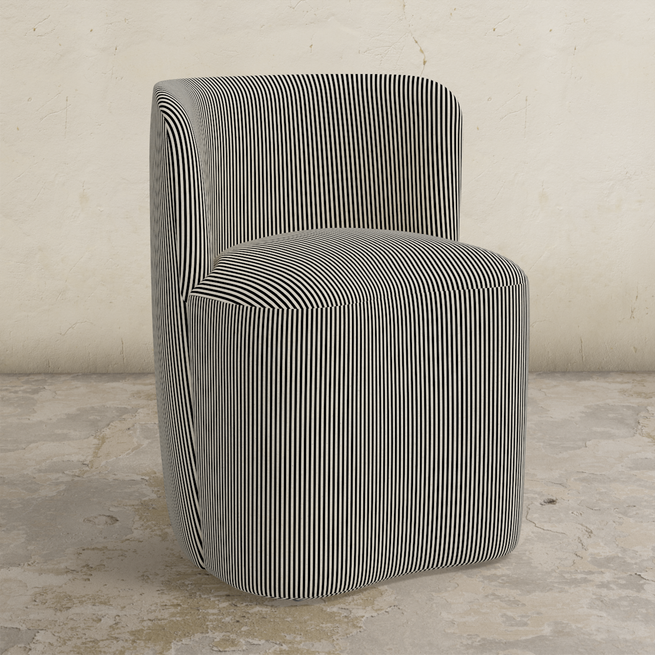 Tiffany Dining Chair with Casters
