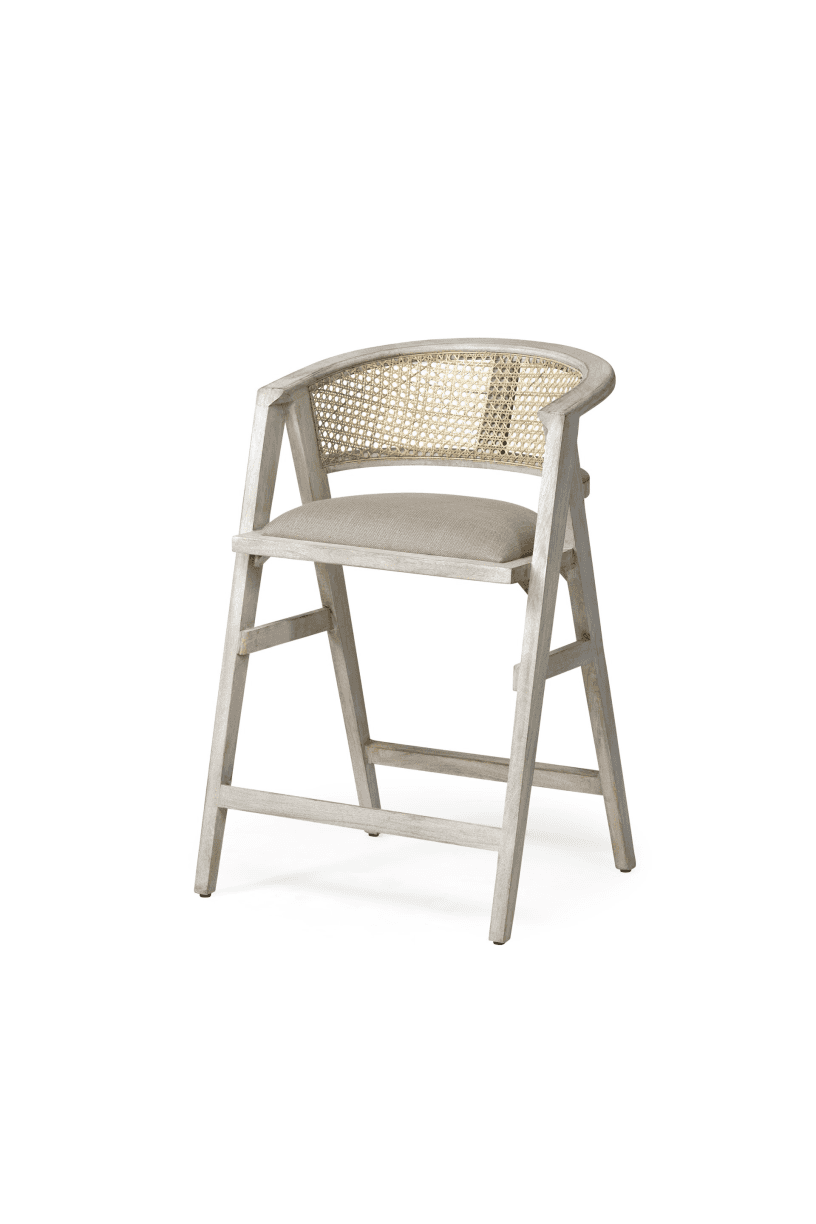 Sherman Counter Stool - White