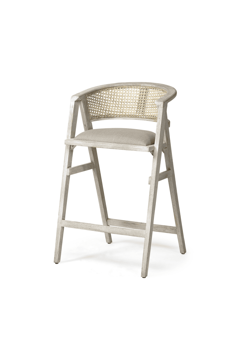 Sherman Bar Stool - White